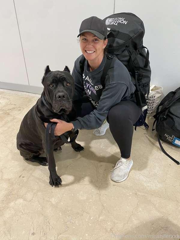 Catching flights with my girl