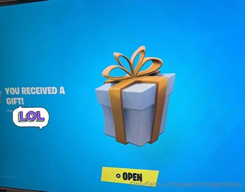 Fortnight gifts are cute.
