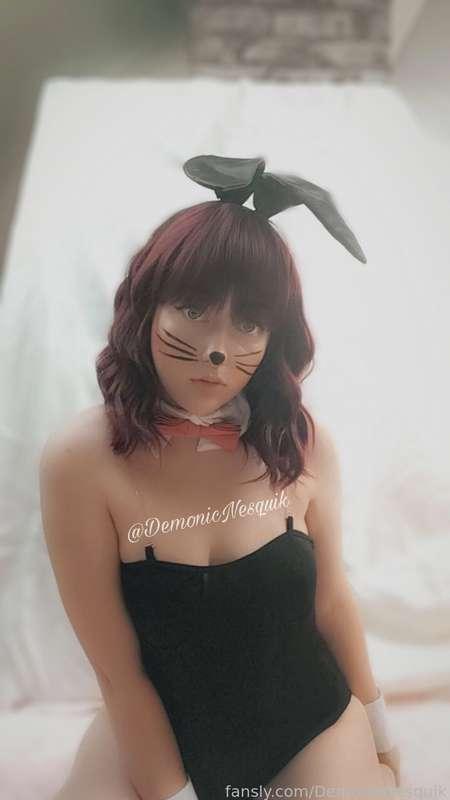 I think I make a cute bunny ^-^