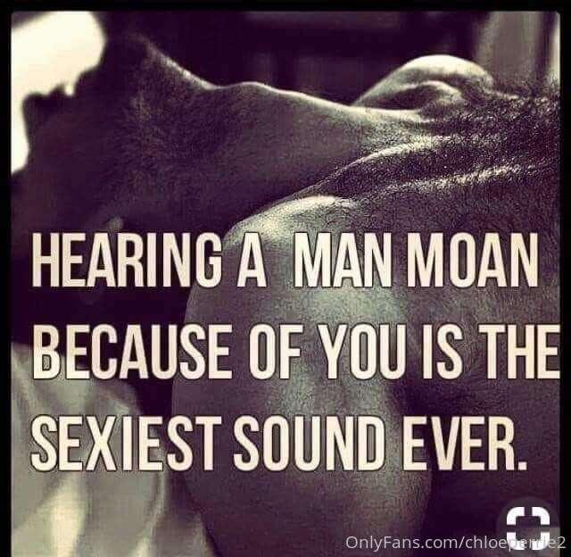 Fuck yes!! Hearing sex is as hot as feeling it! .. Those dee..
