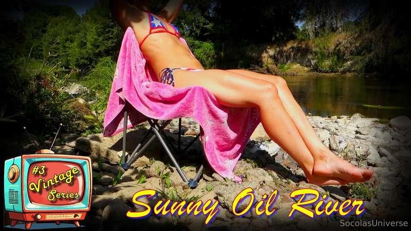 New video on my Fans.ly Level 3 🔥Short swim and river of oil..