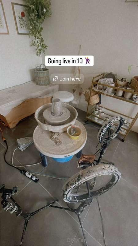 Have you caught one of my pottery livestreams on my VIP page..
