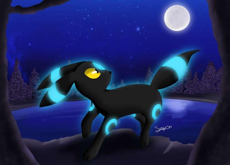 Umbreon Shiny Fanart