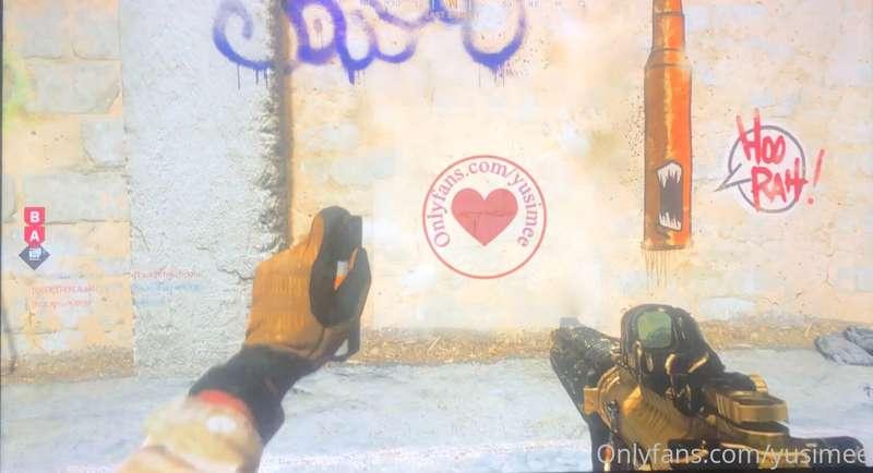 My new spray logo on Call of Duty. ♥️