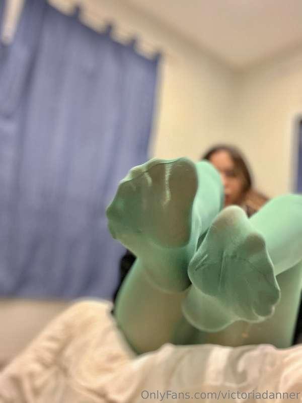 Who knew that green stockings could awaken so many dirty ide..