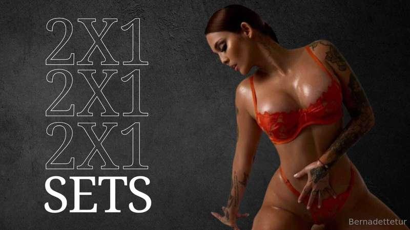 🚨🔥HOT SALE: 2X1 EN SETS!🔥🚨No es que quiera darte el doble…Bu..