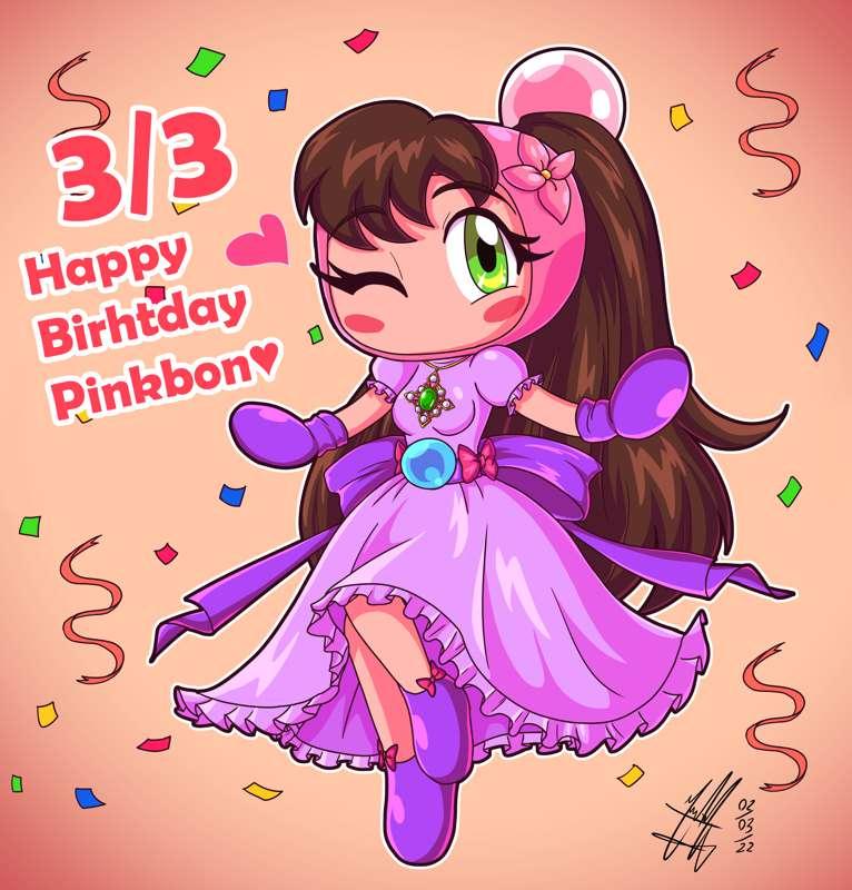 Pinkbon (3/3) Birhtday (No official) HD + RENDER