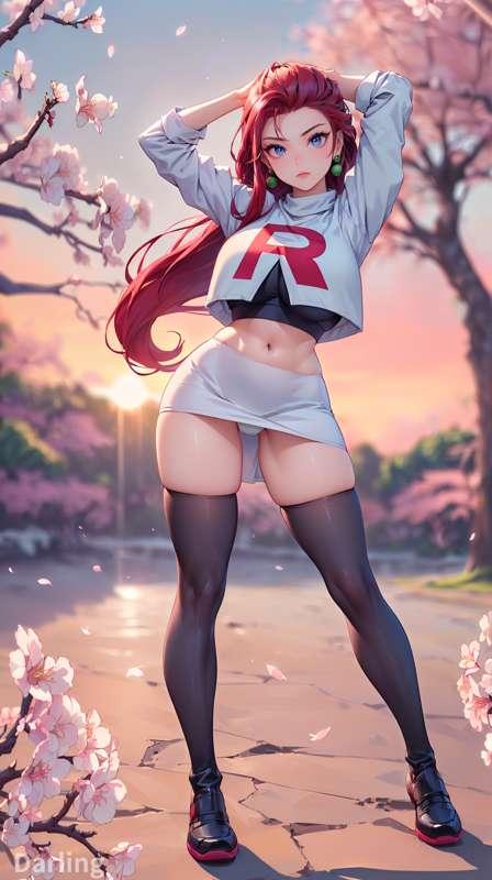 (Service Image) 2D Pokémon Team Rocket_Jessie