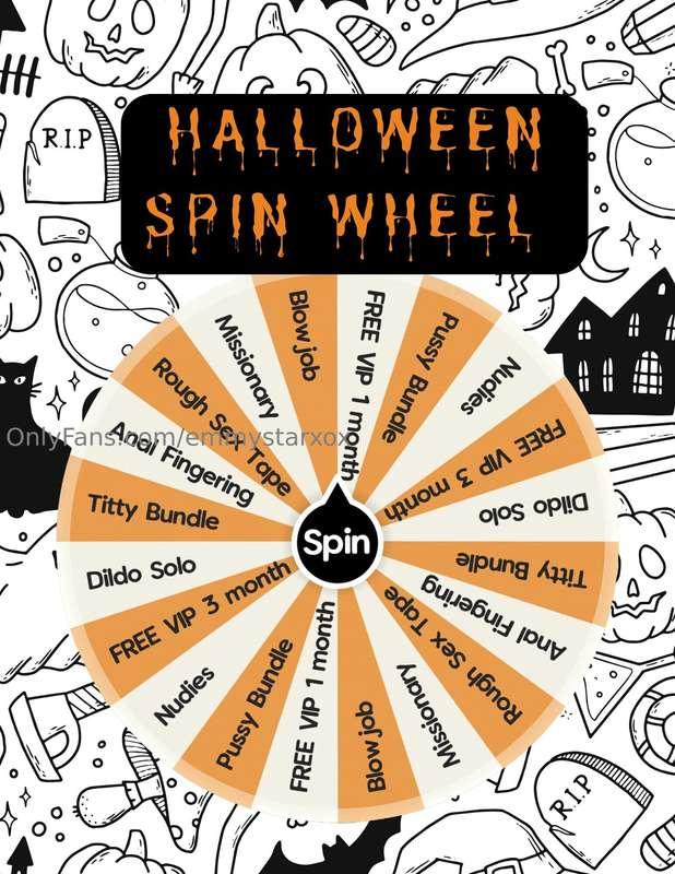 It’s FUCKTOBER 💦👀 tip $25 to spin my naughty wheel! 