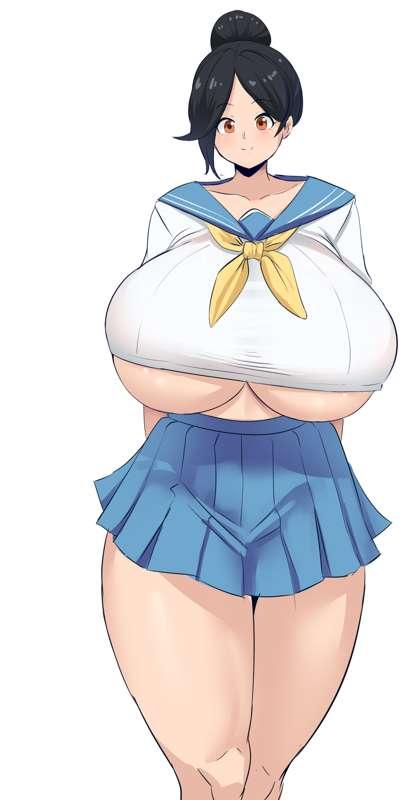 Rain Old school Uniform fullbody