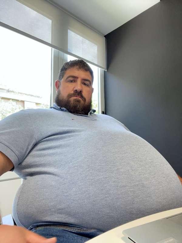 Too fat to go to the office…
