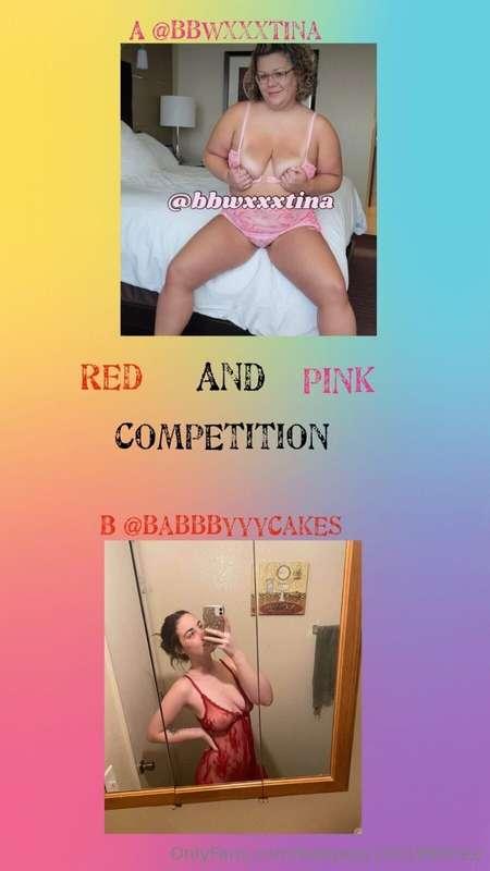 ❤️ Red and pink competition 💖  Vote for your favourite creat..