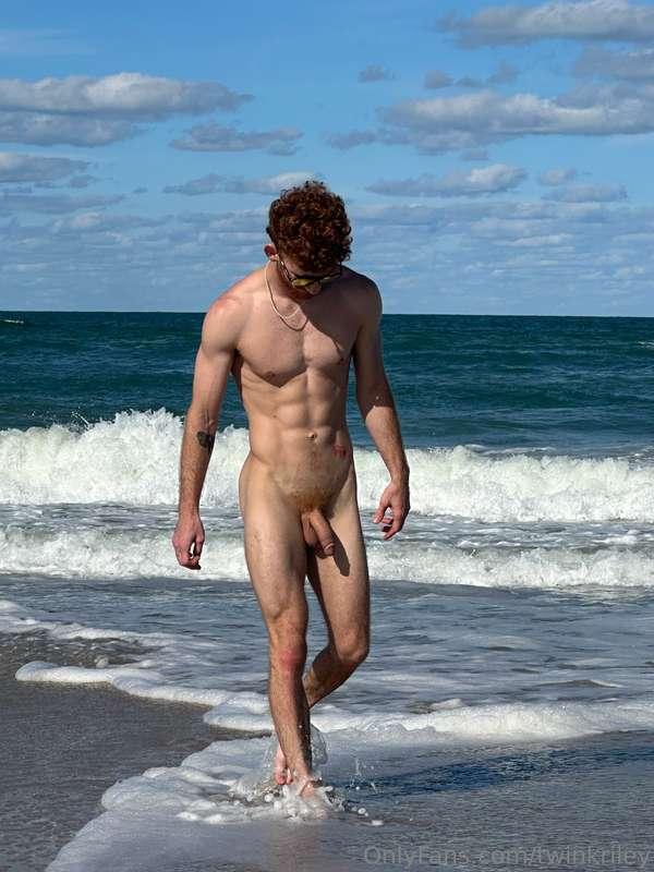having some fun in the water