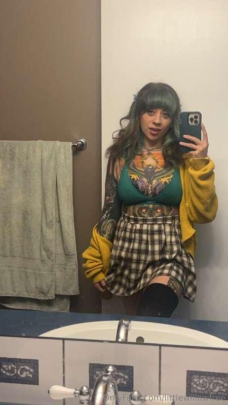 The skirt makes it easier for you to fuck me, and I guess th..
