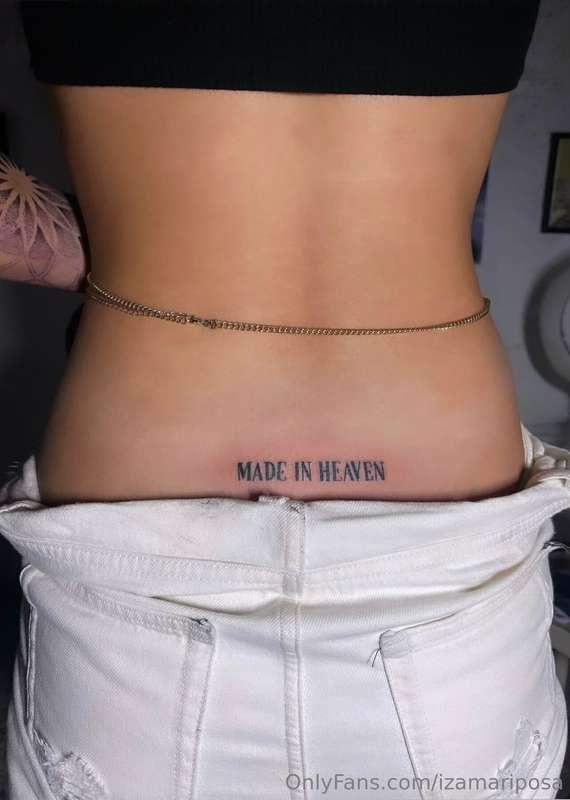 Who likes my newest tat?🥵Imagine seeing it from behind 😮‍💨