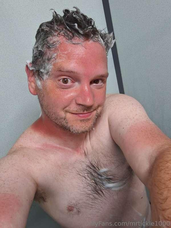 The campsite showers were the perfect place to get naughty! ..