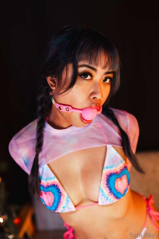 Hands tied and mouth gagged Do what you want with me...