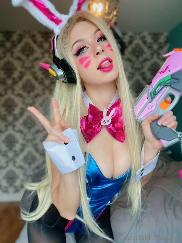Blonde Dva bunny? 😍 i feel like this should be an OW skin :3
