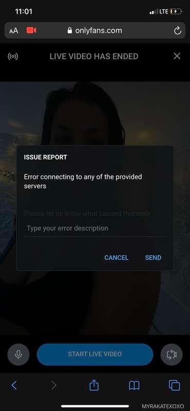 I’ve been trying to go live for the past hour. Gonna film a ..