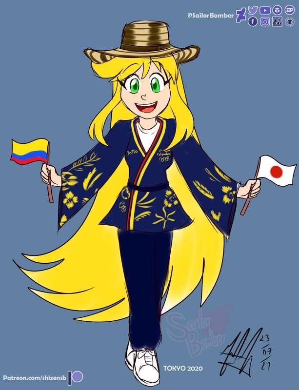 Shizen Kimono Colombian - olympic games tokyo 2020