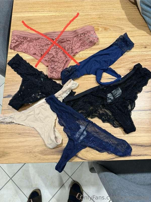 ‼️ WORN UNDERWEAR SALE ‼️ 1 for $30 // 2 for $50 // 3 for $6..