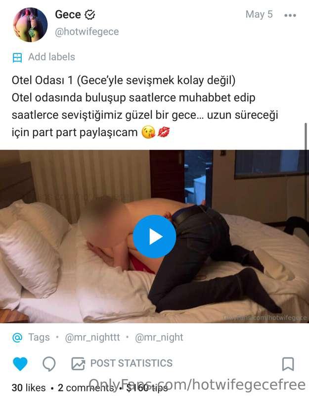 Vip hesabıma yüklediğim videonun devamı bugün geliyor.. ‘Ote..