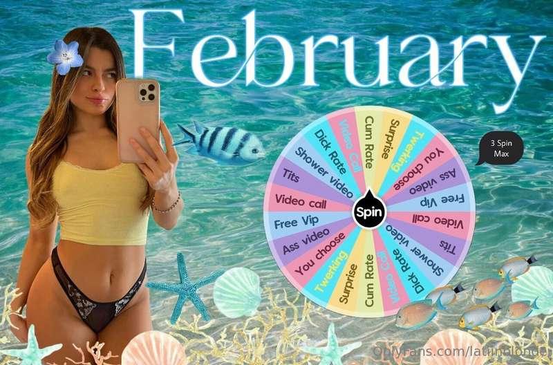 🐬✨LA RULETA DE FEBRERO YA ESTÁ AQUÍ ✨🐬Tienes la oportunidad ..