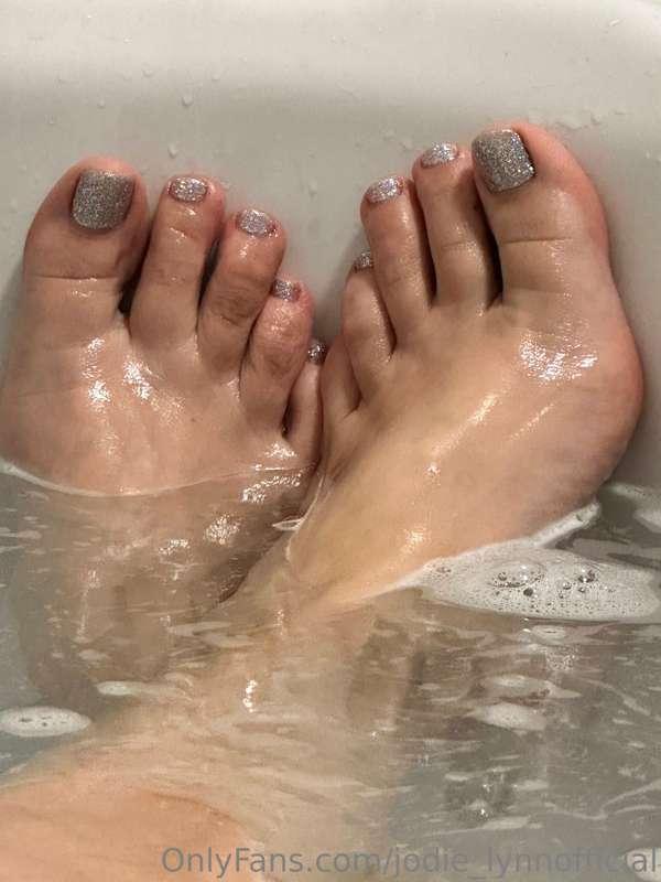 Finally bath time