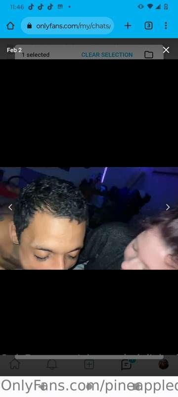 @pineappledelights eating her first pussy ever and making @s..