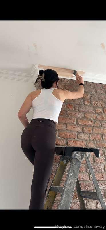 You wish you were holding the ladder don’t you?