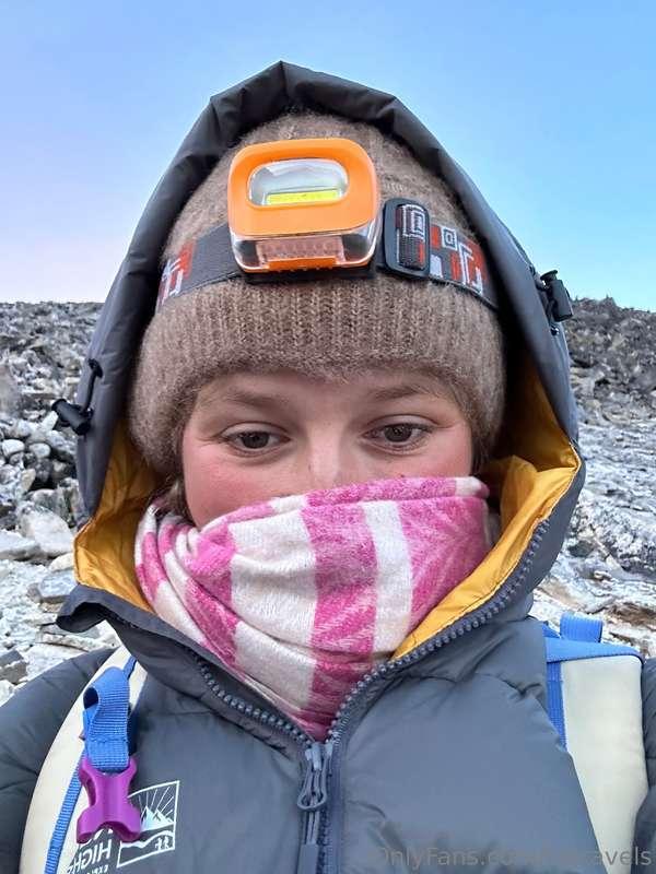 Starting hiking at 4 am in the pitch black to watch the sunr..