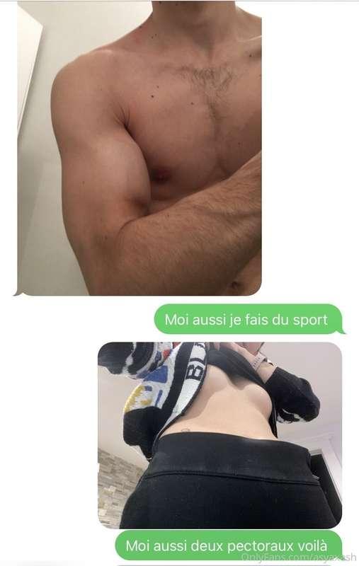 分享一个小日常🙈 Do you like our pecs ? 😂