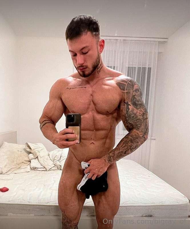 One hand barely hiding what you're really craving... how lon..