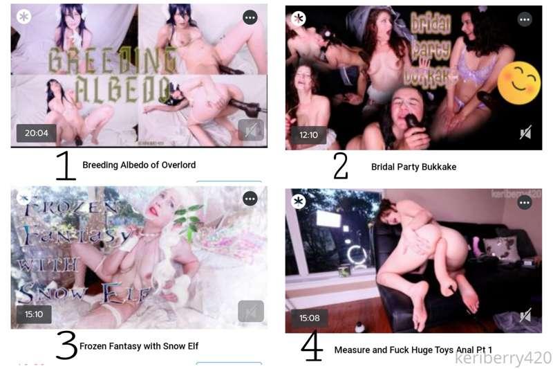 Choose Your Renew Video! ***DECEMBER Renew Choices*** please..