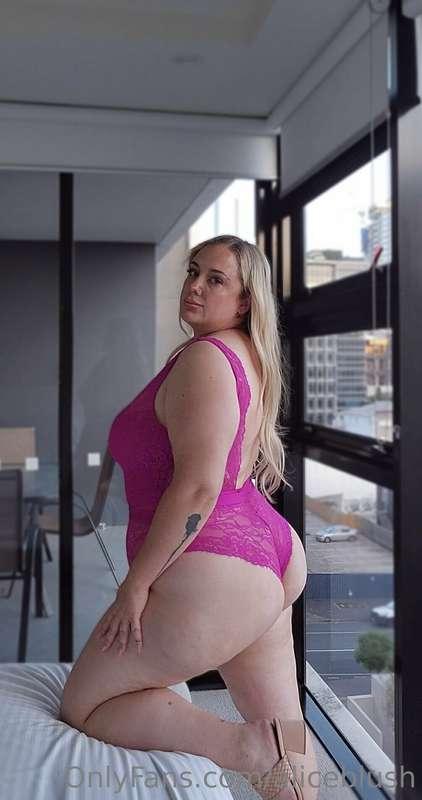 Would you fill me up in my pink lingerie?