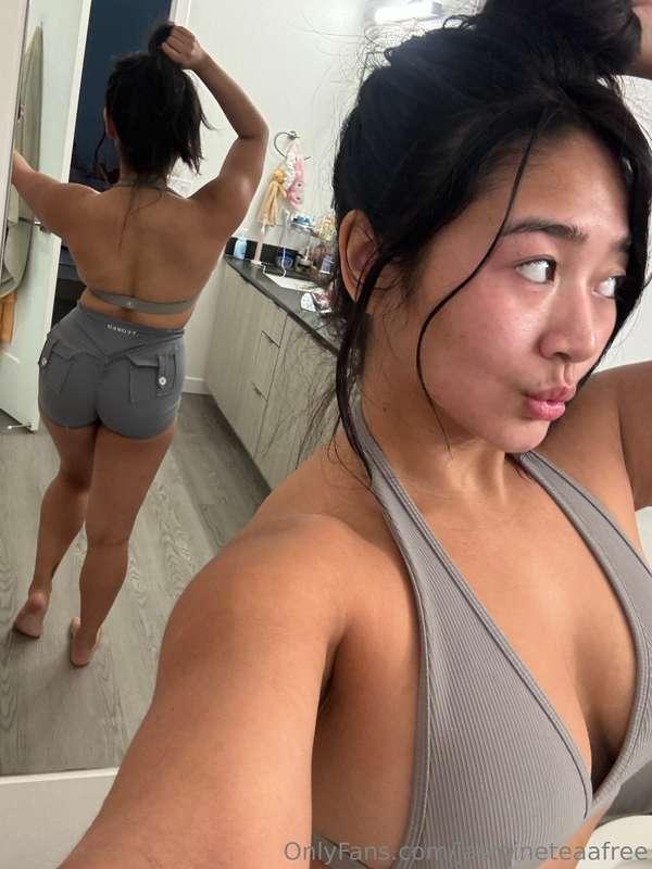 Post workout - do you notice the gains? 😘🍑