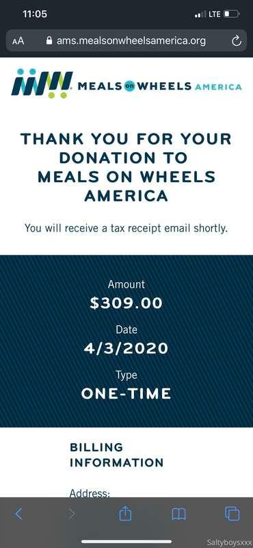 A deals a deal. We matched ur tips and donated it... sun bea..