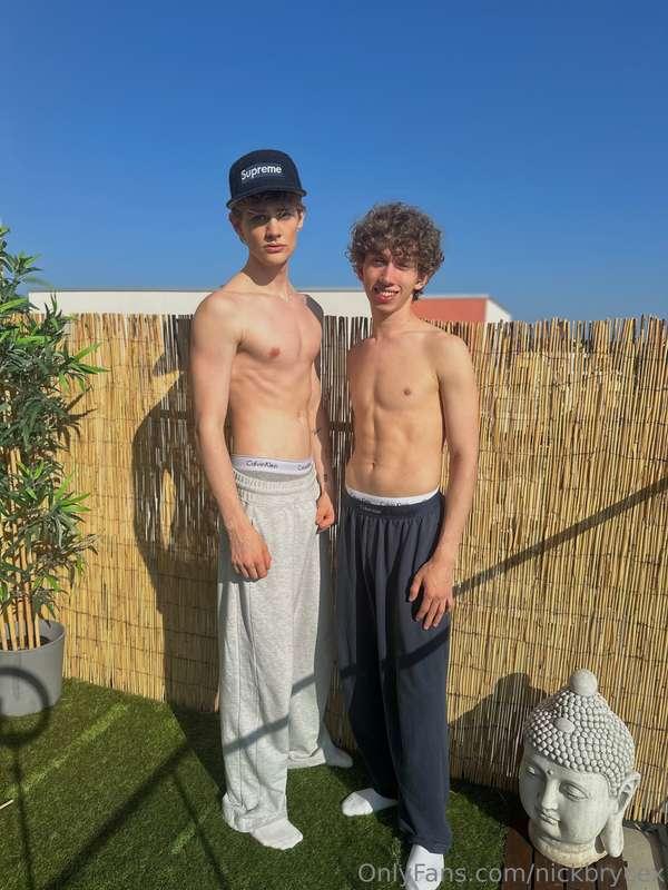 Swipe to pull down our pants…😈🫣 check out @noahbryce 