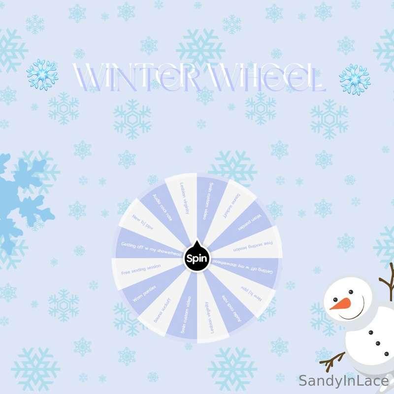 🌨️***SANDY’s WINTER WHEEL***  🌨️Welcome to my  Winter wheel!..