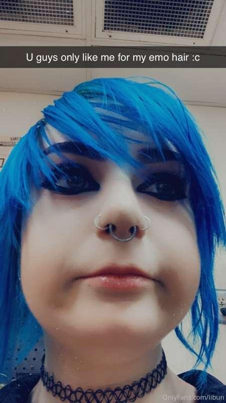 Bad pic but i dyed my hair lmao