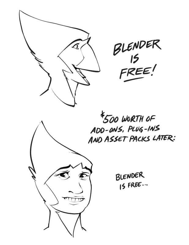 Blender is Free
