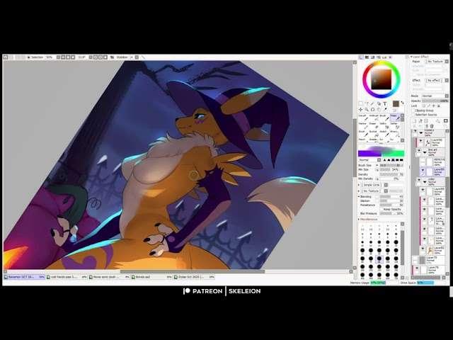 OCT 2020 speedpaint (Renamon)