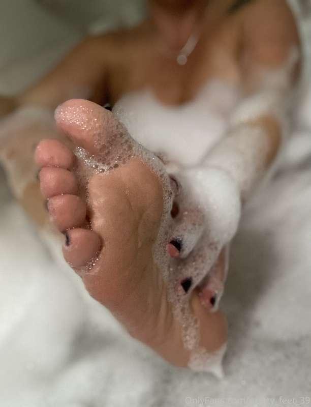Is there anything better than a bubble bath at the end of a ..