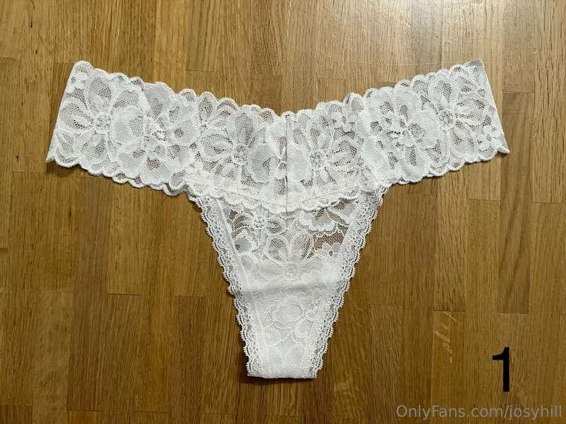buy my worn wet Victoria's Secret panties + a polaroid of me..