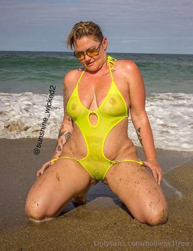 Sheer when wet are the sexiest biknis don't you think?