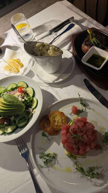 Dinner check 🥗🥩