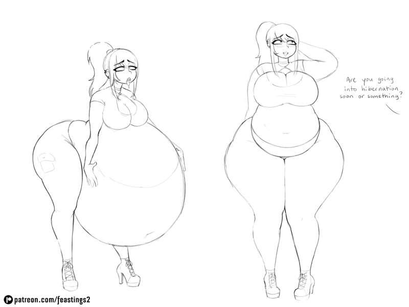 Ponytail Asorbs Calories wip
