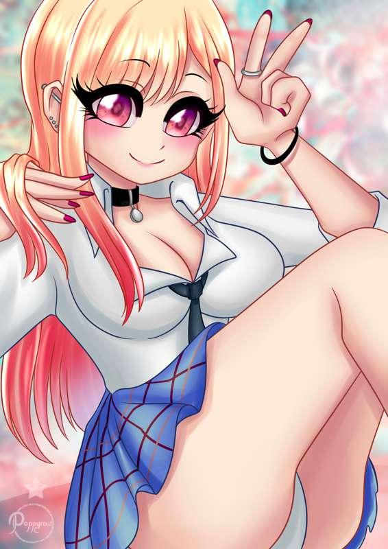 Pantyshot Marin