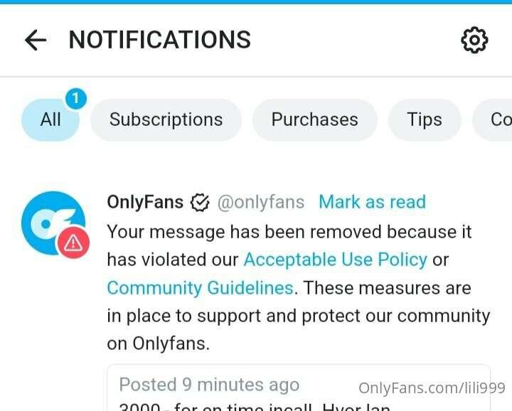 Kjære menn, jeg har fått advarsel fra Onlyfans om du-vet-hva..