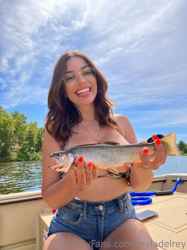 Fishing: fish-ing: a guy on one end waiting for a jerk on th..
